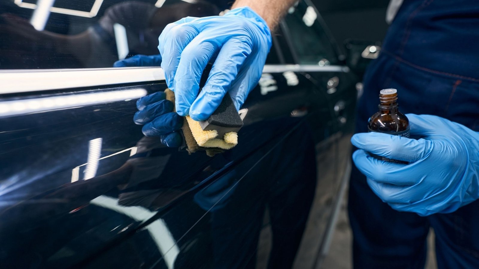 Detailing garage ceramic coating service